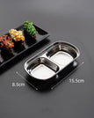 Silver 2-compartment