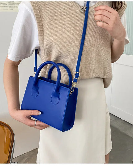 Elegant Black Handbag with Dual Handles