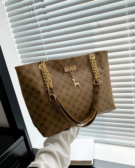 New Presbyopia Handbag Texture Soft Leather Large