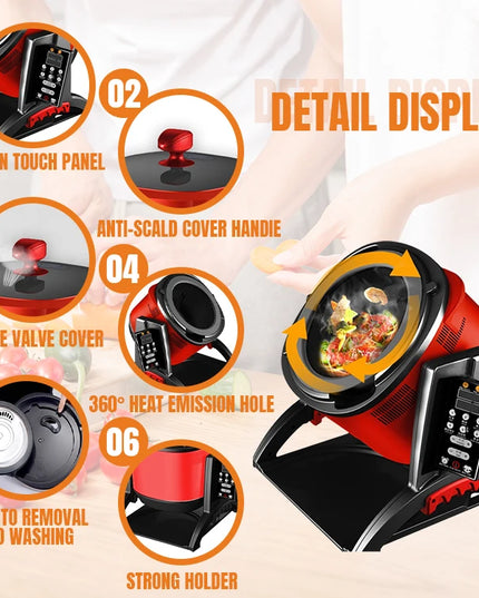 Kitchen equipment, automatic cooking machine