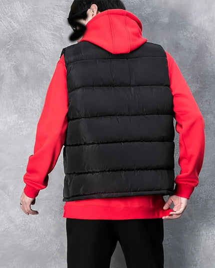 Mens Vest Jacket Warm Sleeveless Jackets Winter