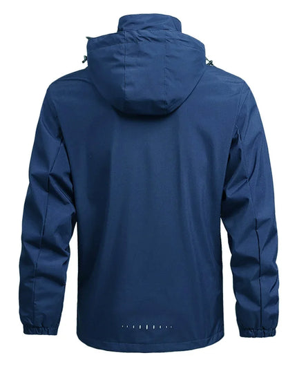 Men's Waterproof Rain Jacket Lightweight Outer Hooded