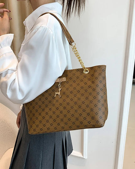 New Presbyopia Handbag Texture Soft Leather Large