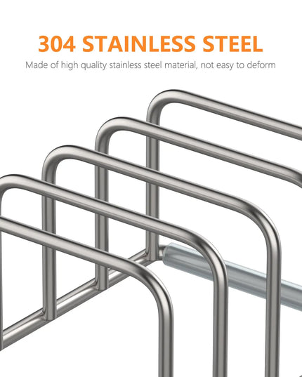 Kitchen Cabinet Organizer, Steel Cookware Holder