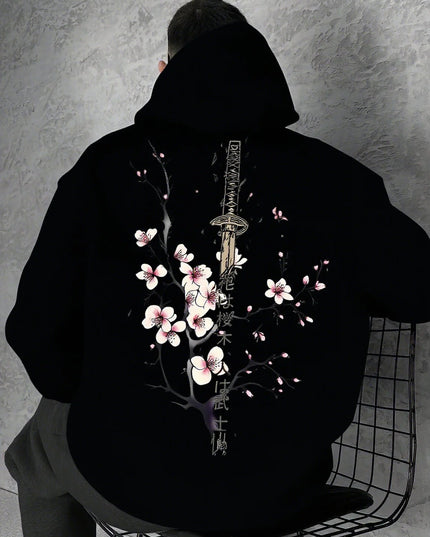 Men's Hooded Sweatshirt for Street Casual Wear