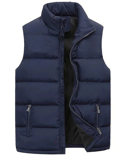 Mens Vest Jacket Warm Sleeveless Jackets Winter