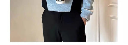 Spliced   sweatshirt Men's Spring Autumn New Round