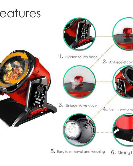 Kitchen equipment, automatic cooking machine