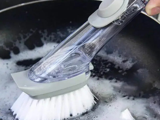 Kitchen Cleaning Brush 2 In 1 Long Handle Cleaing Brush