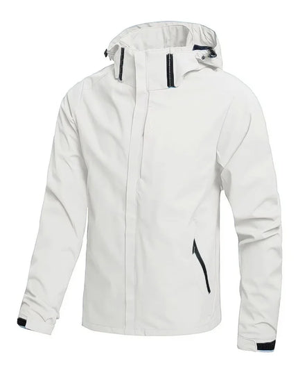 Men's Waterproof Rain Jacket Lightweight Outer Hooded