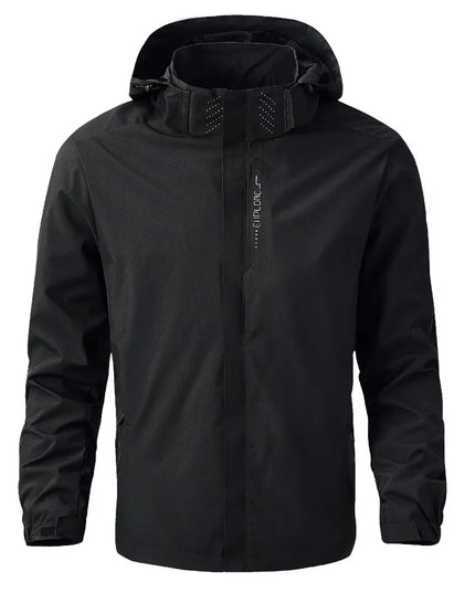 Men's Waterproof Rain Jacket Lightweight Outer Hooded