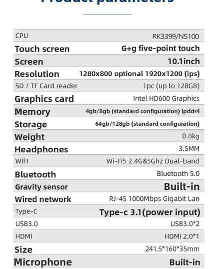 10" Open-Frame Android Touch Panel PC Rugged Industrial Tablet