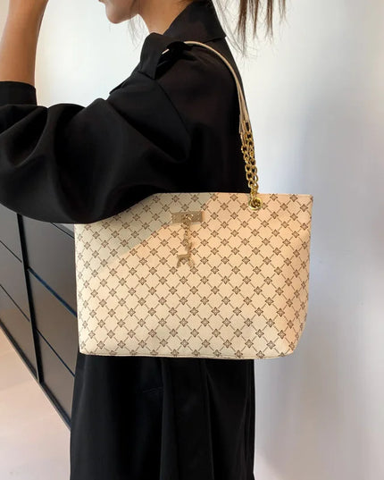 New Presbyopia Handbag Texture Soft Leather Large