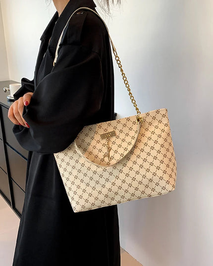 New Presbyopia Handbag Texture Soft Leather Large