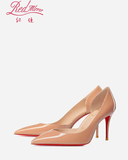 Elegant Hollow Women's High Heels Luxury Brand Black
