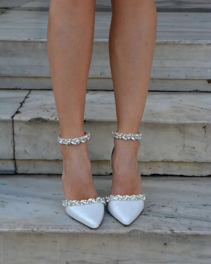 Pointed High Heel Thick Heel Spring and Summer