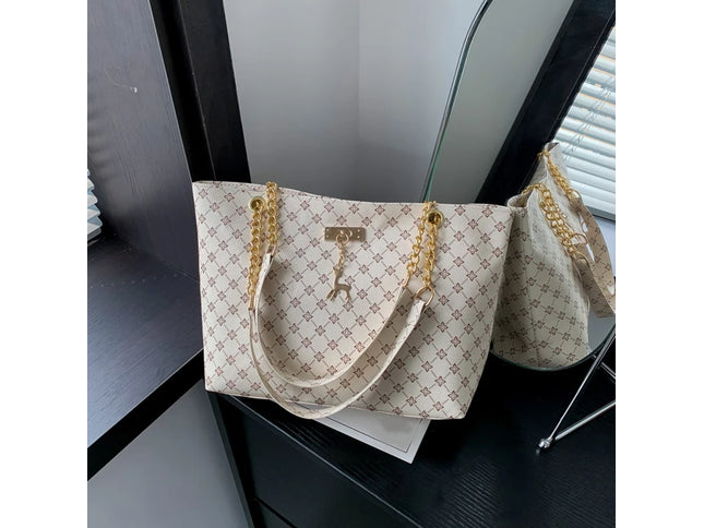New Presbyopia Handbag Texture Soft Leather Large