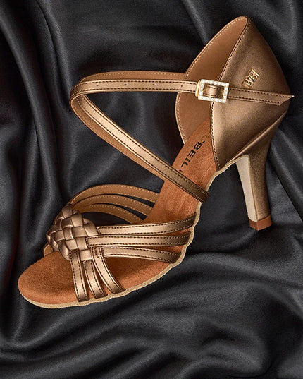 Women‘s Heel Latin Dance Shoes Flare/Cone Heel