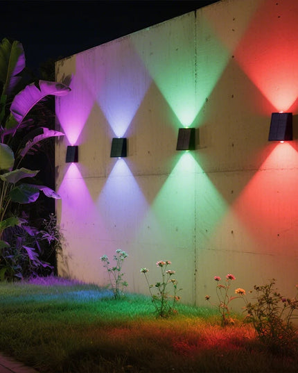 2LEDs Solar Outdoor Lights