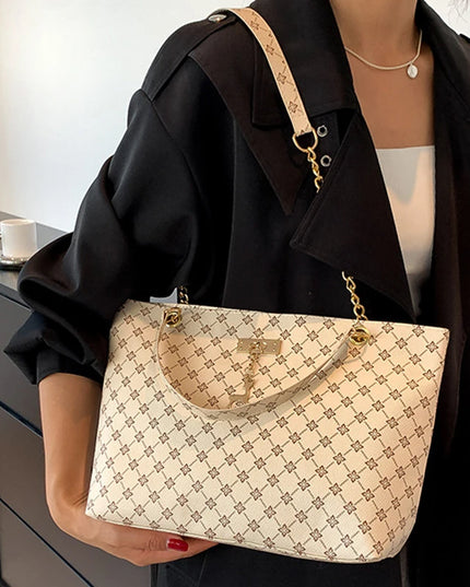 New Presbyopia Handbag Texture Soft Leather Large
