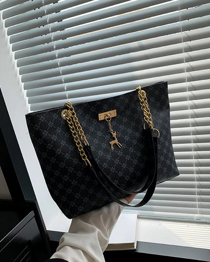 New Presbyopia Handbag Texture Soft Leather Large