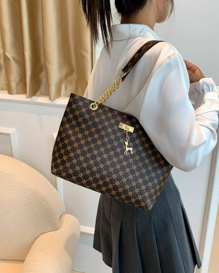 New Presbyopia Handbag Texture Soft Leather Large