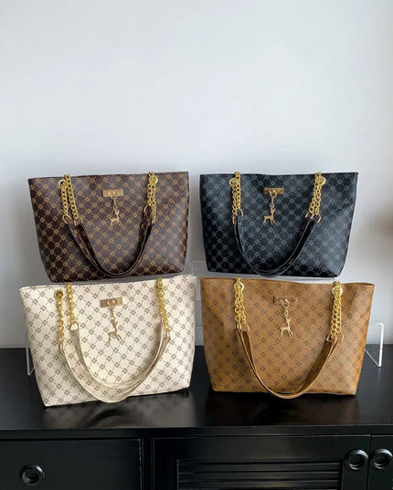 New Presbyopia Handbag Texture Soft Leather Large
