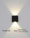 2W Black / Warm White