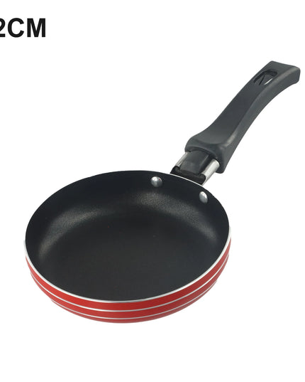 12cm/14cm/16cm Mini Frying Pan Non-Stick Steel Frypan Pot Saucepan
