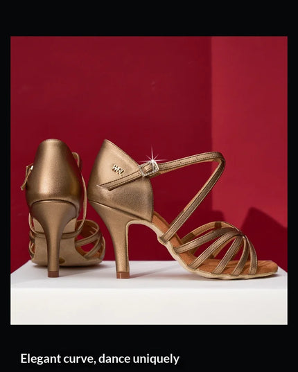 Women‘s Heel Latin Dance Shoes Flare/Cone Heel
