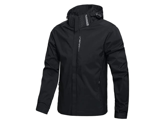 Men's Waterproof Rain Jacket Lightweight Outer Hooded
