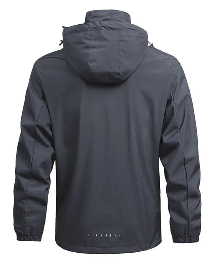 Men's Waterproof Rain Jacket Lightweight Outer Hooded