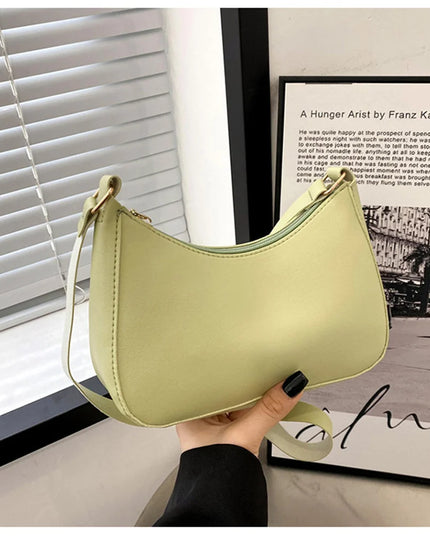 WOMEN'S Bag Underarm Bag  Handbags Retro Solid Color