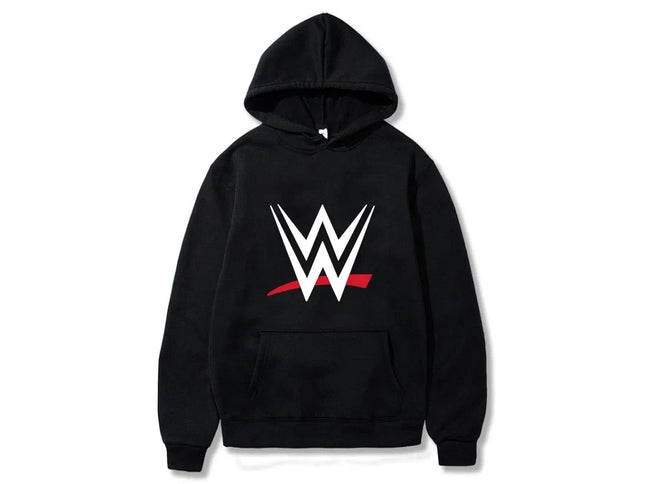 New loose hooded sweatshirt with WWE logo print