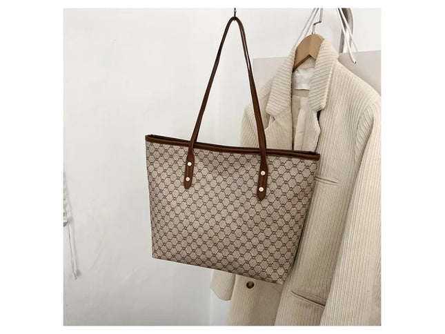 Large women's handbag, simple and versatile