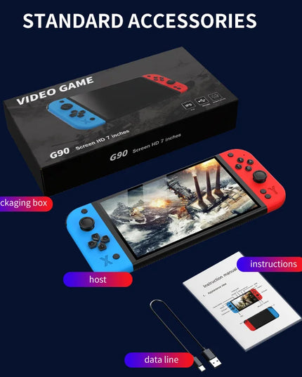 G90 7inch 64GB 4000mAh portable handheld game