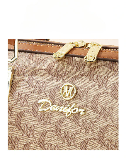 Boston handbag, a light luxury and high-end style women's messenger bag