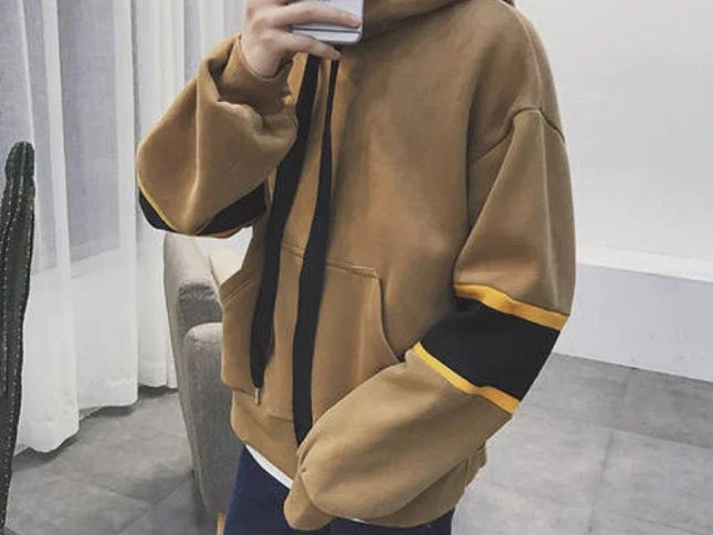 Sweatshirts for Men Loose Warm Winter Man Hoodies