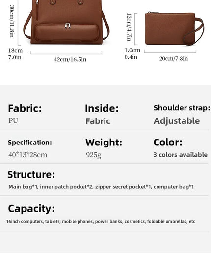 Women's bag - new trendy large-capacity hand-held tote bag
