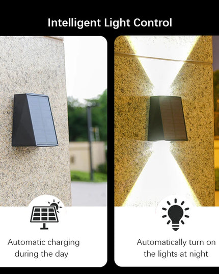 2LEDs Solar Outdoor Lights