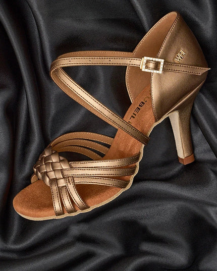 Women‘s Heel Latin Dance Shoes Flare/Cone Heel