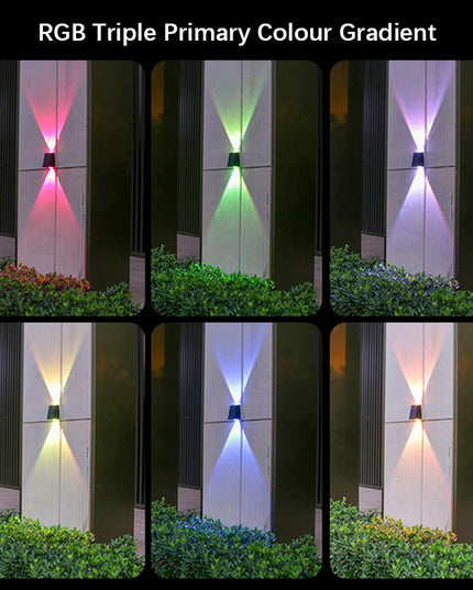 2LEDs Solar Outdoor Lights