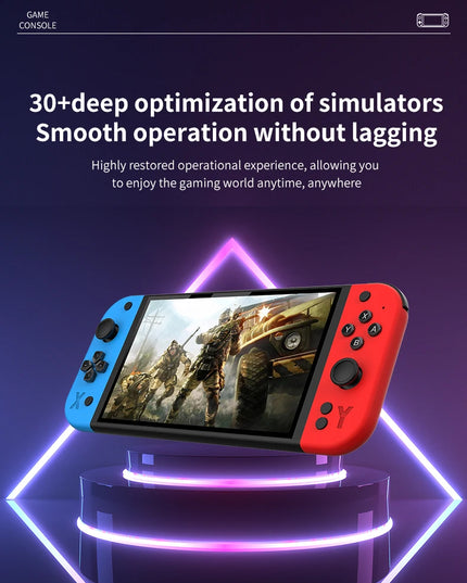 G90 retro arcade handheld console offers long battery life and a lightweight