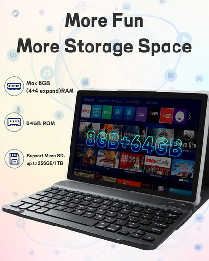 10.1"  Tablet Android 15 Tablet