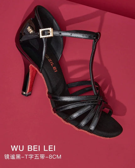 Women‘s Heel Latin Dance Shoes Flare/Cone Heel