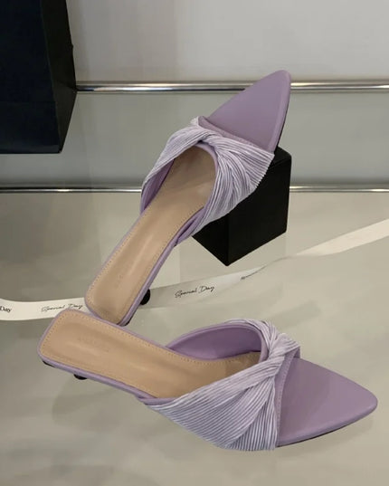 Bailamos Women Outdoor Slippers High Heel Shoes