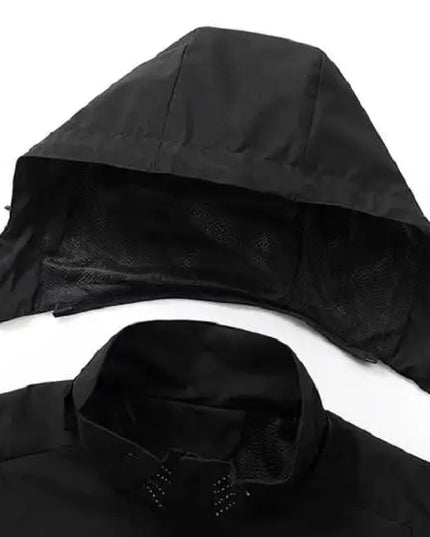 Men's Waterproof Rain Jacket Lightweight Outer Hooded