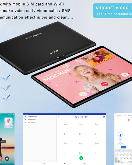 TABLET 10.1 Inch Tablet Android 13 Tablet 6GB RAM 128GB ROM 4G