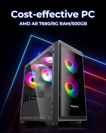 Gaming PC Desktop,Radeon RX 580 8G GDDR5