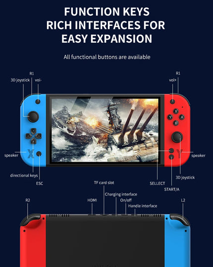 G90 7inch 64GB 4000mAh portable handheld game